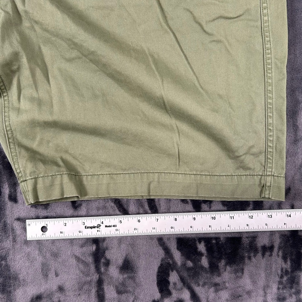 Polo Ralph Lauren Chino Shorts Mens 42 Olive Green Relaxed Fit Cotton 2487 - Picture 5 of 9